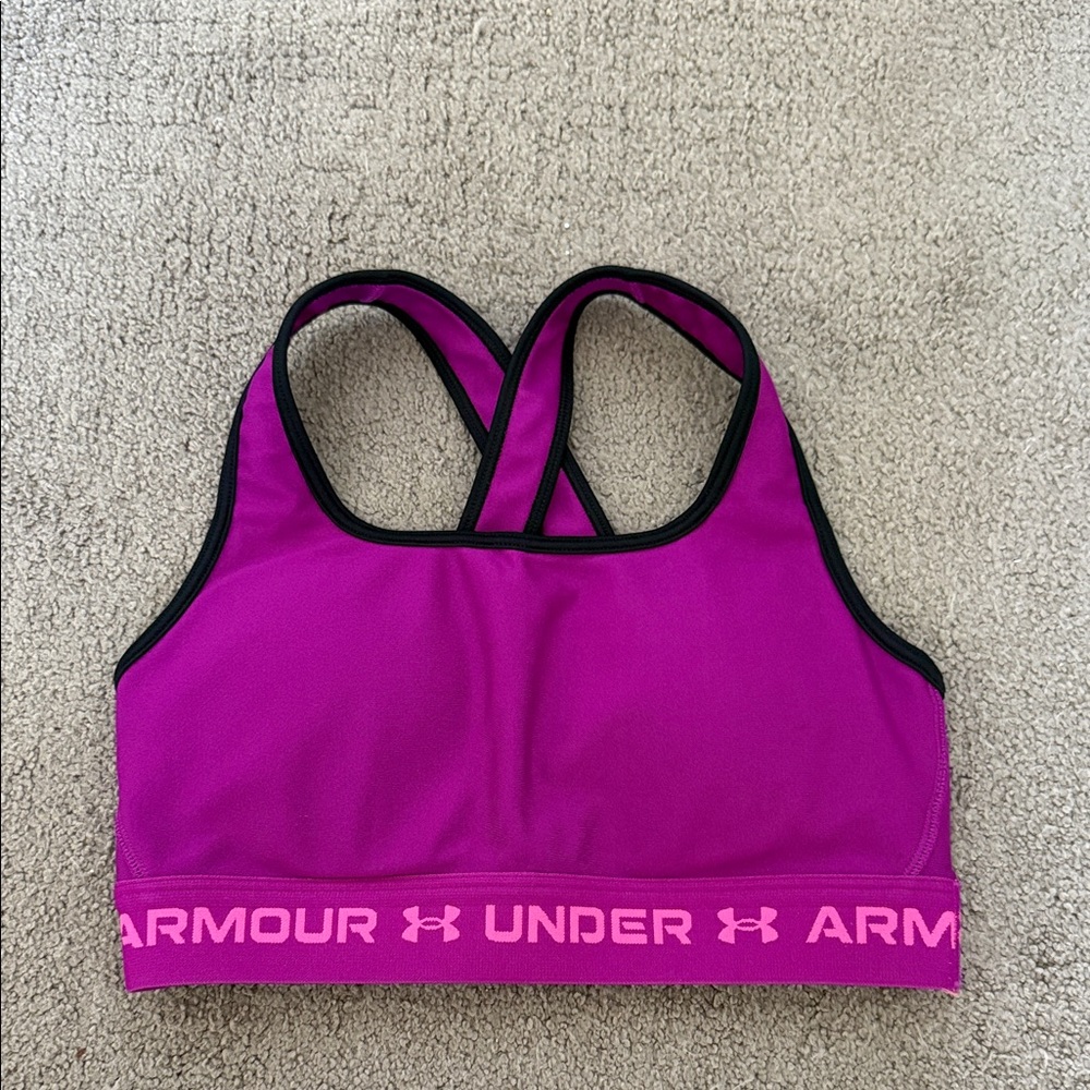 Under Armour Magenta Sports Bra